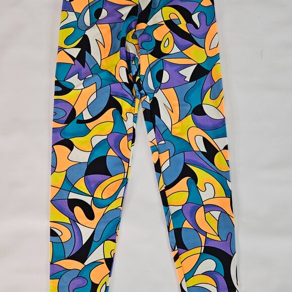 Pro Spirit Workout/Fitness/Running Tights Abstract SPANDEX Pants Womens - Picture 9 of 16